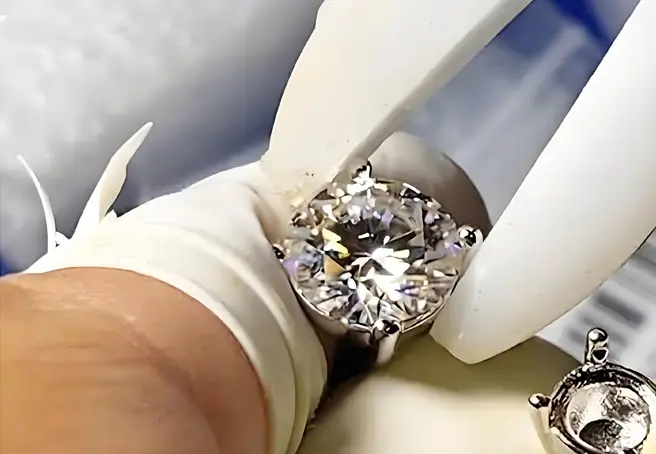 Moissanite Stone Setting & Gold Plating