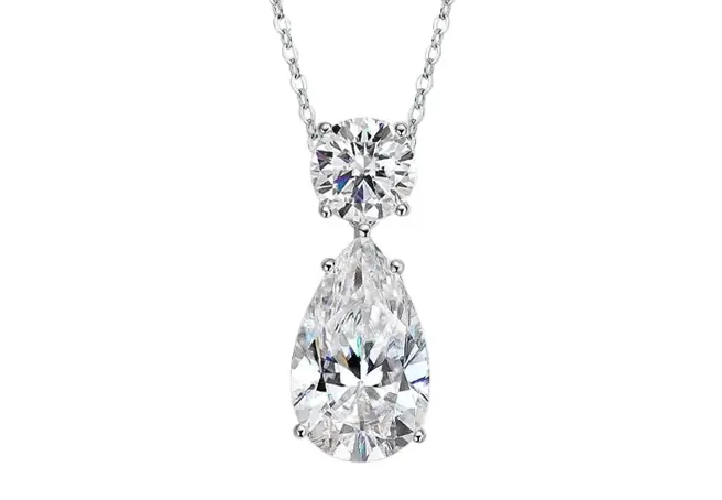 Custom 18K Gold Plated 925 Silver Moissanite Cross Pendant