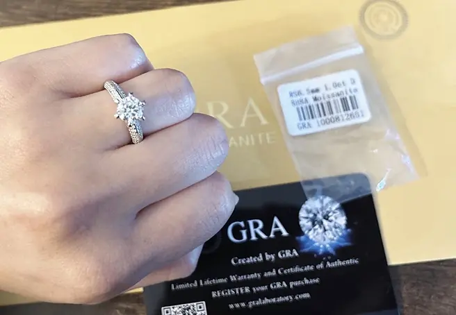 GRA Certified VVS1 Moissanite Stones
