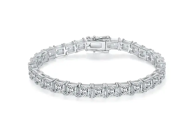 Wholesale 925 Sterling Silver Moissanite Tennis Bracelet
