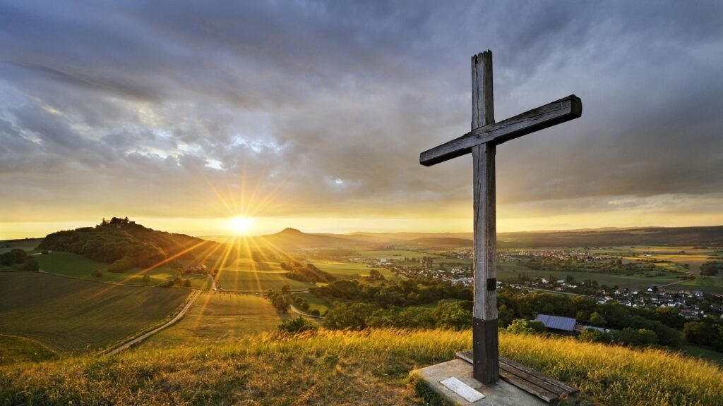 christian crosses pendant necklace silver